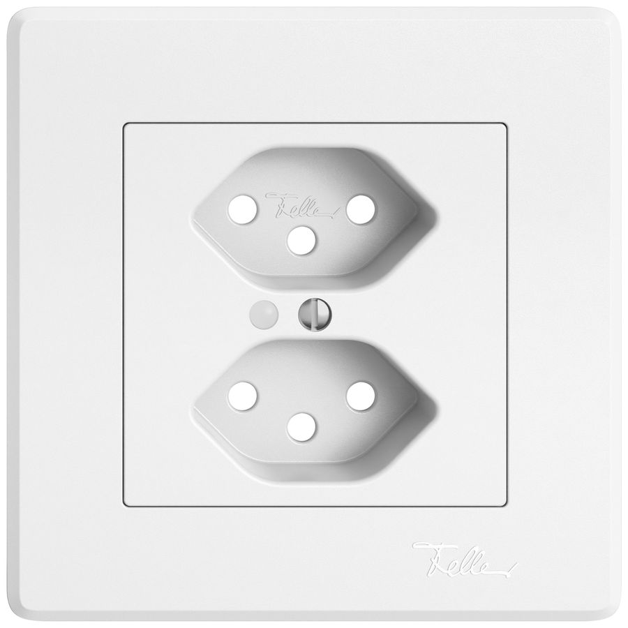 UP-Montageset EDIZIO.liv SNAPFIX® für 2×T13 mit Frontlinse ws