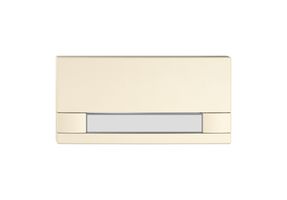 Pulsante 1/2 EDIZIO.liv KNX e UNI c.SNAPFIX® s.LED c.targhetta com.2T cr