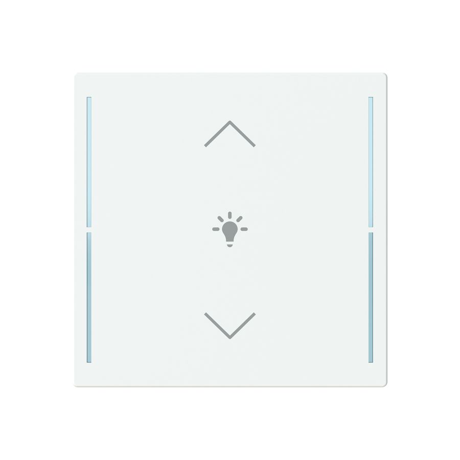 Tasterabdeckung ABB SIDUS touch 1-fach "Wippe-Dimmen" weiss