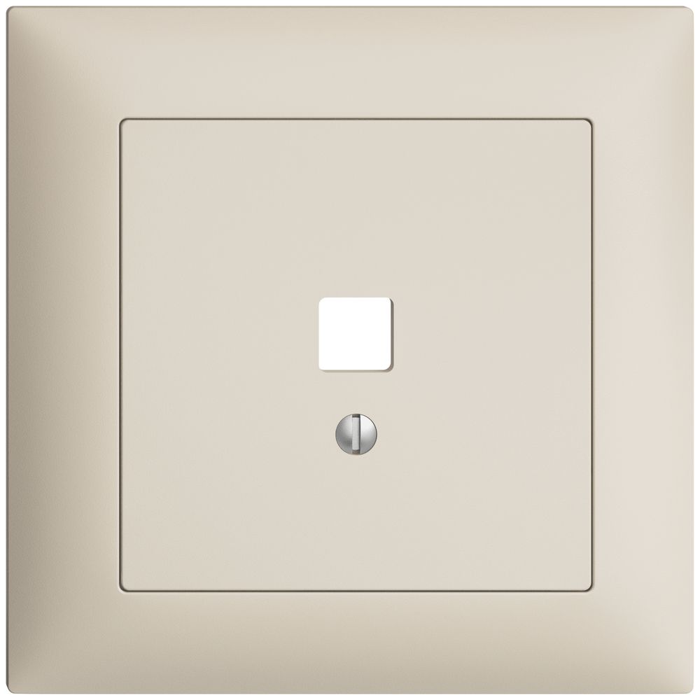 Kit frontal ENC EDIZIOdue crema 88×88mm pour interface USB