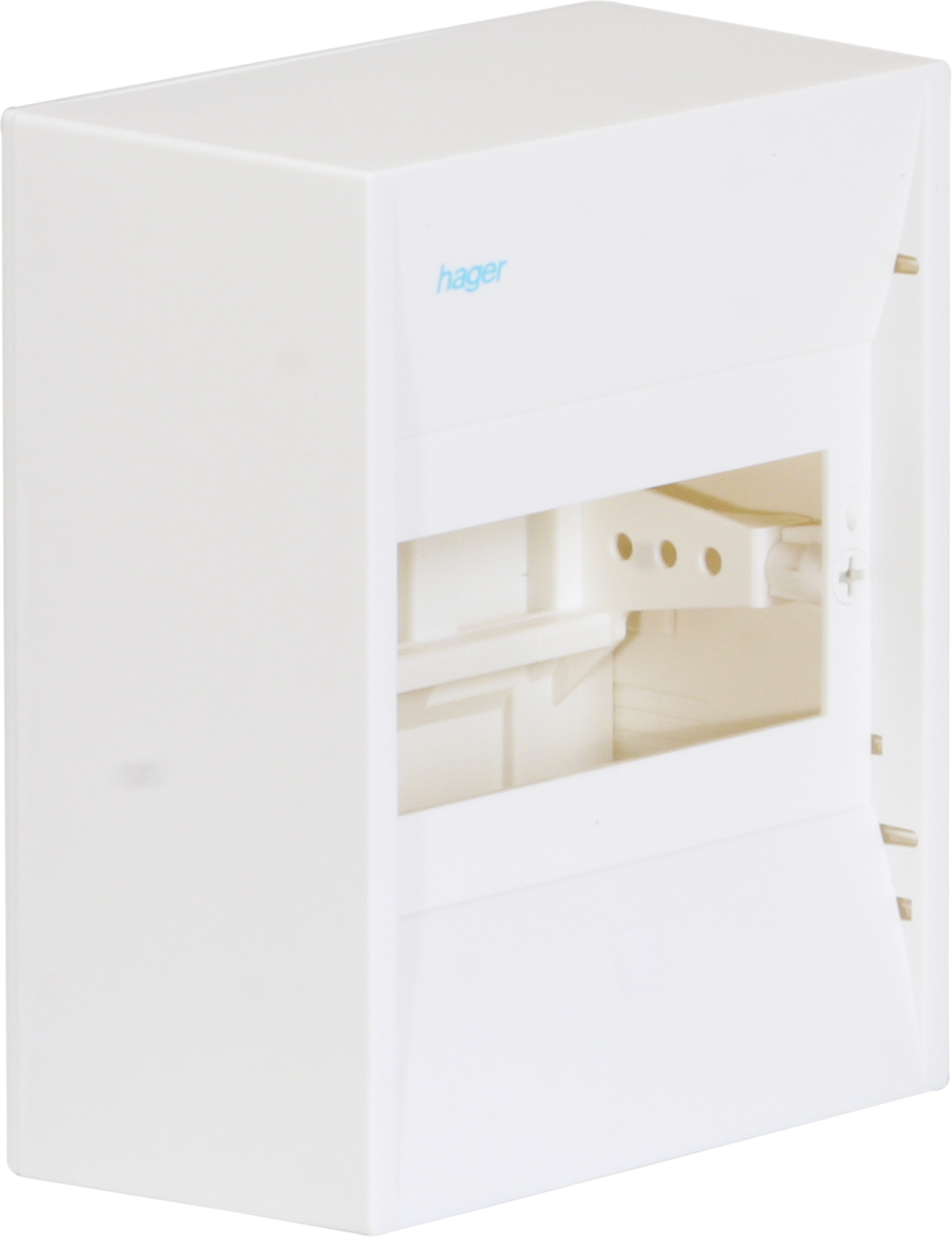 Coffret de distribution AP Hager mini gamma 1 rangée 6UM IP30 146×180×82mm