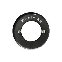 Frontset Ein-I-Aus schwarz, für Schlüsselschwenktaster FH