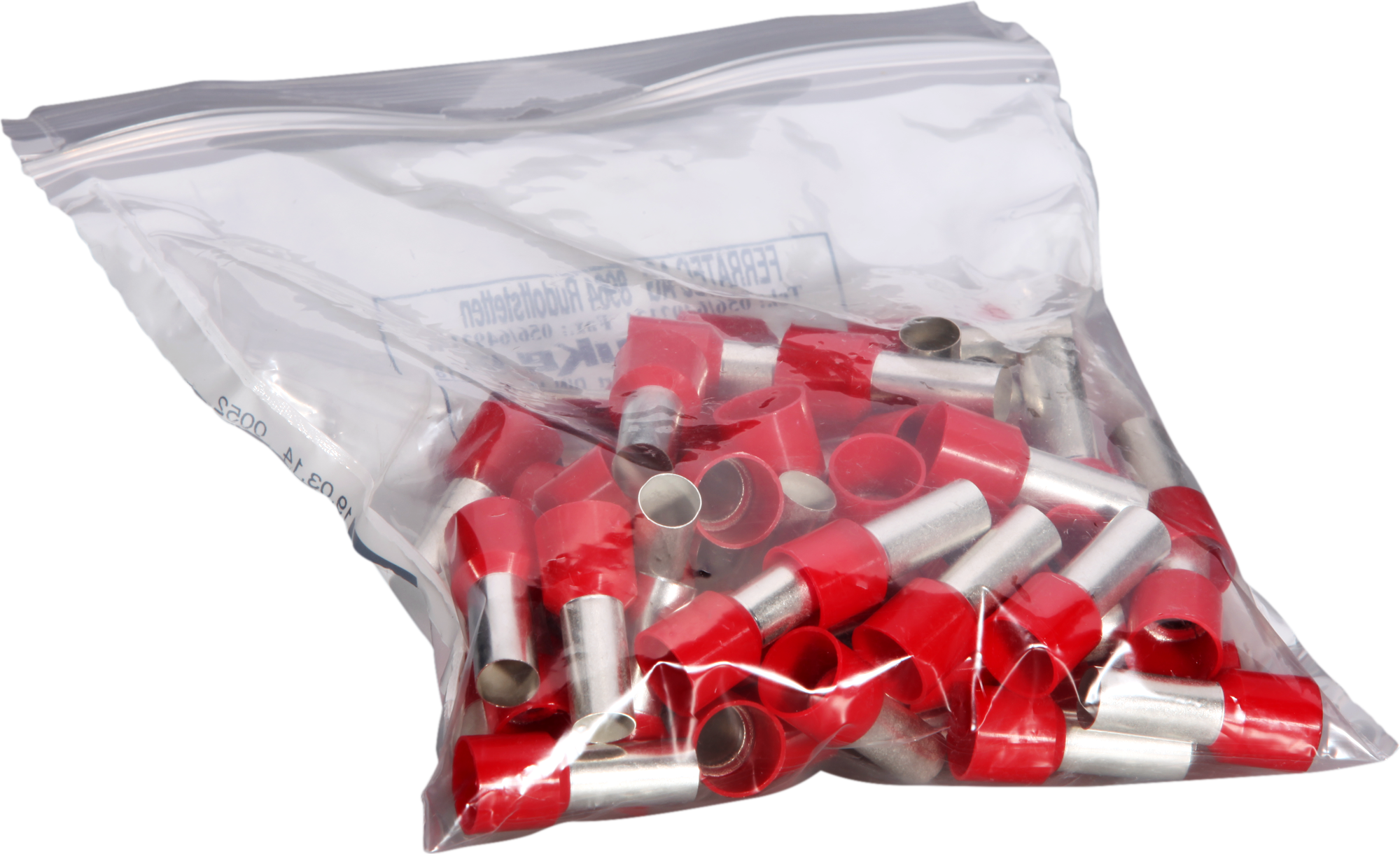 Capocorda DIN isolato 35mm²/18mm rosso