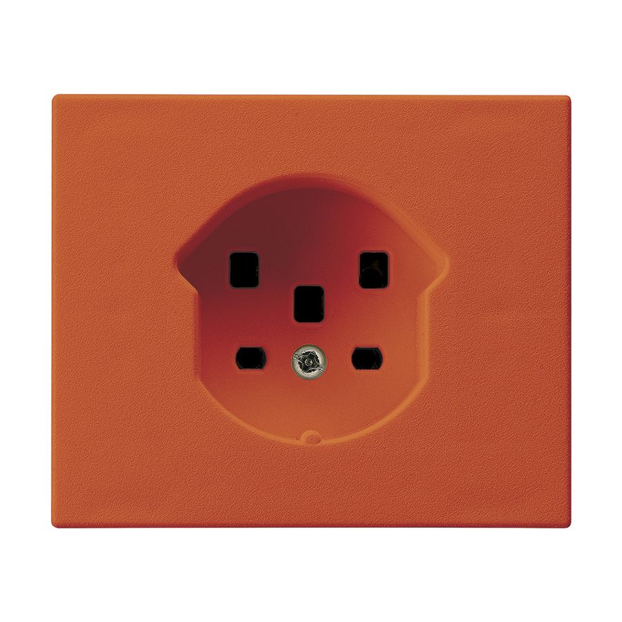 FLF-Steckdose HA Typ 25 mit Steckklemmen mit Rastfeder orange