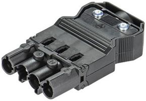 Stecker Wieland 4P schwarz, für Starkstrom GST 18i4 S S1 Z