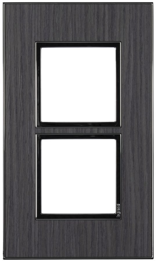 Cadre de recouvrement ATO 1×2 module, grey oak