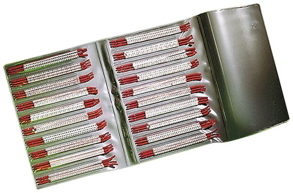 Kit de bague-repère Plica STD, pour 0.75…1mm² Ø1.9…2.65mm impression: A…Z, blanc