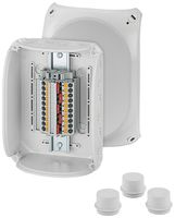 Boîte de dérivation AP Hensel DK 1610 P Push-In 20×0.5…10mm² gris