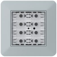Pulsante KNX INC KTR p.8×tasti 8×punti azionamento LED grigio