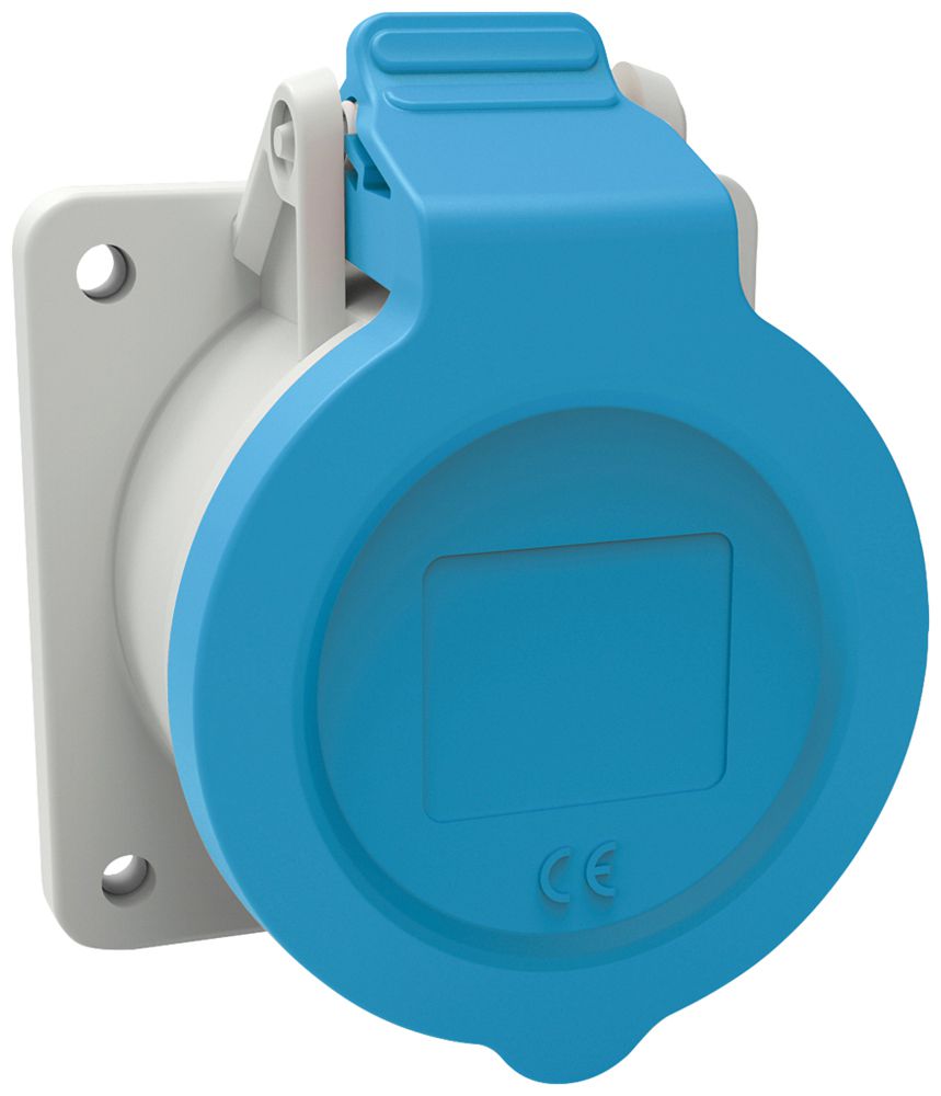 EB-Steckdose CEE Bals INNOLINQ 3P 32A 230V blau 6h IP54 schraublos 75×75mm