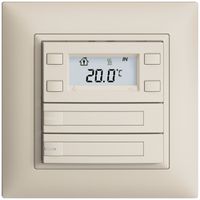 Pulsante RTH INC KNX 2×EDIZIOdue FMI crema, con carta+LED RGB