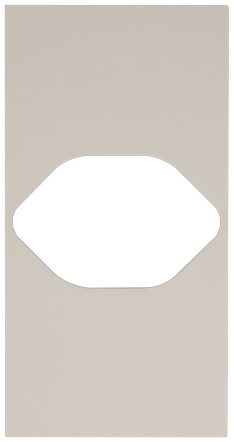 Abdeckung Living Now 2 Module für Steckdose Typ 13 oder Typ 23 sand