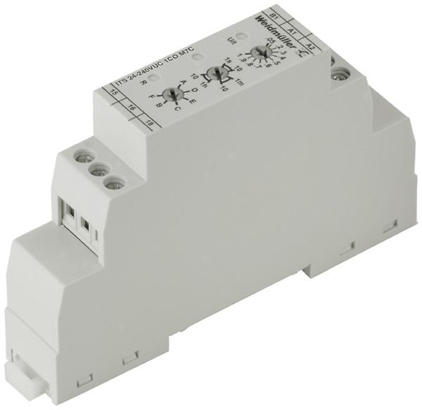 Relais temporisé WM ITS 24…240VUC 1CO M7C, entrée de commande, 1W 5A, à vis
