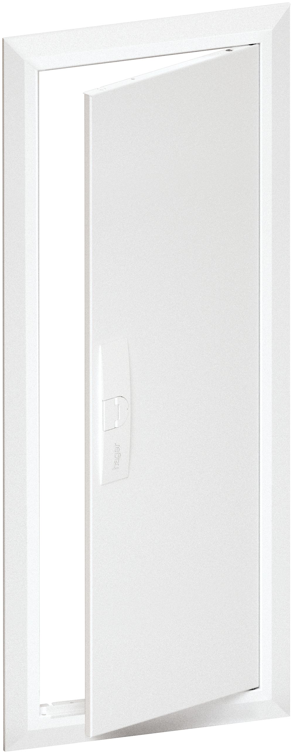 Cornice con porta Hager univers 353×853×10mm IP00 bianco per FW51U..