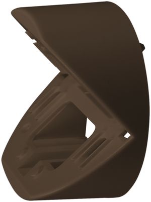 Socle pour angle extérieur Luxomat pour RC-plus next, brun