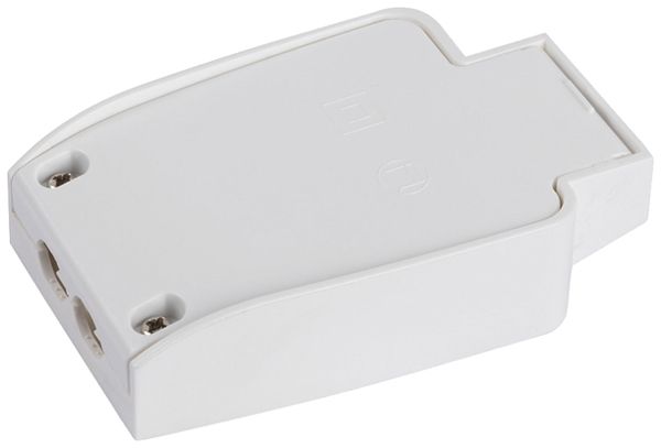 Décharge de traction SLV borne 3 pôles 36×34×23mm en matière synthétique blanc