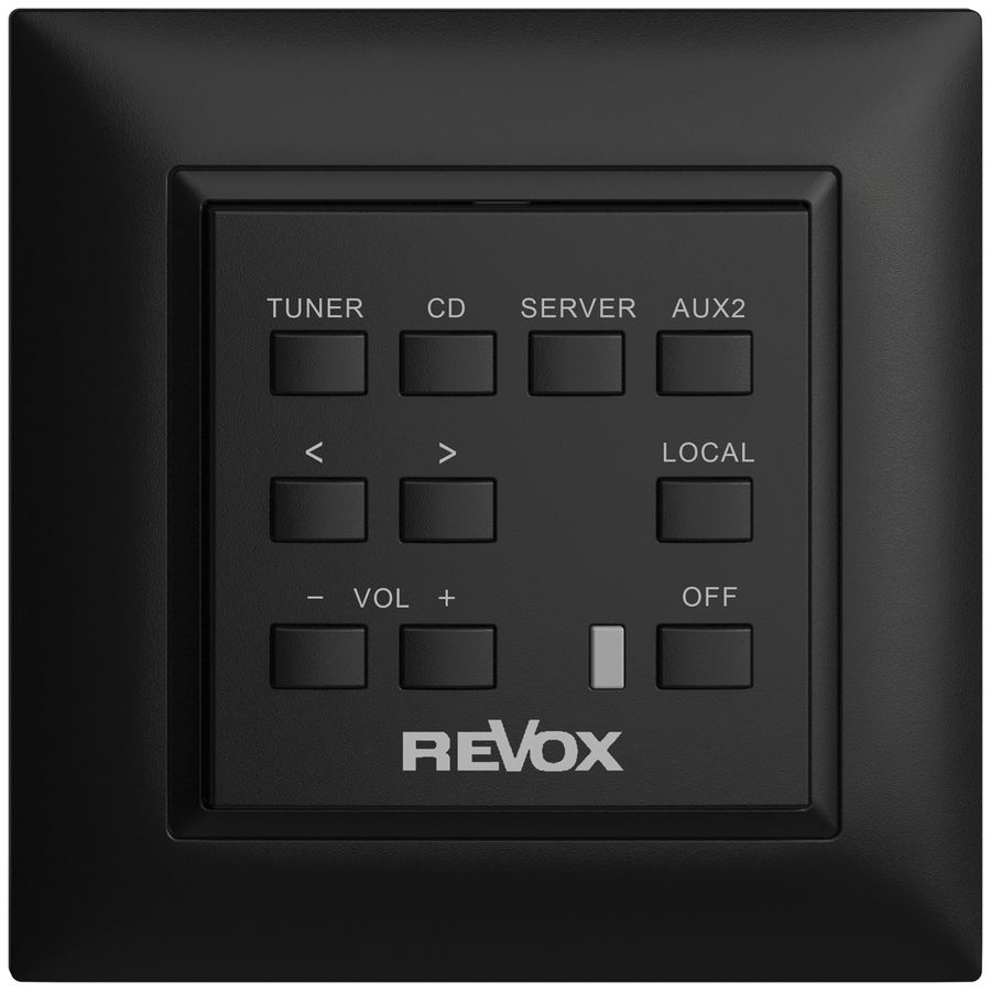 UP-Wandbedienung Revox EDIZIOdue schwarz