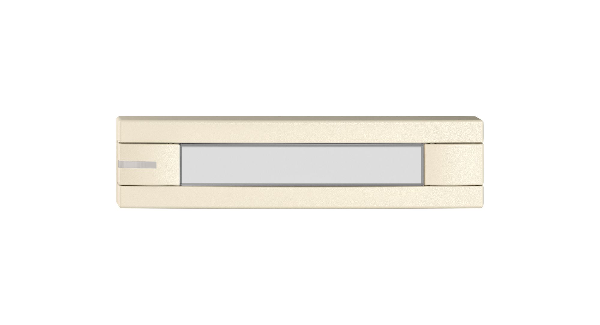 Poussoir 1/4 EDIZIO.liv SNAPFIX® p.KNX&UNI a.LED a.étiquette comm.2touch.cr