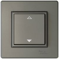 AP-Funktaster ALADIN EnOcean EDIZIO.liv 2K/1T V/Λ batterielos dunkelgrau