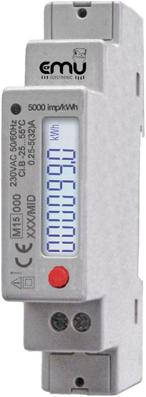 Compteur d'énergie EMU 1L 230V 40A MID