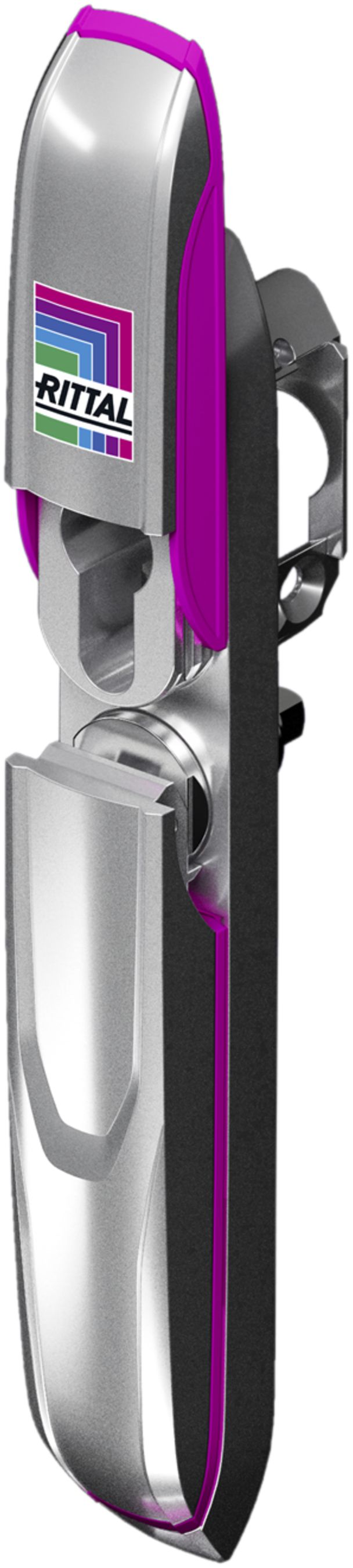 Poignée confort Rittal AX, pour inserts/demi-cylindre, acier fin