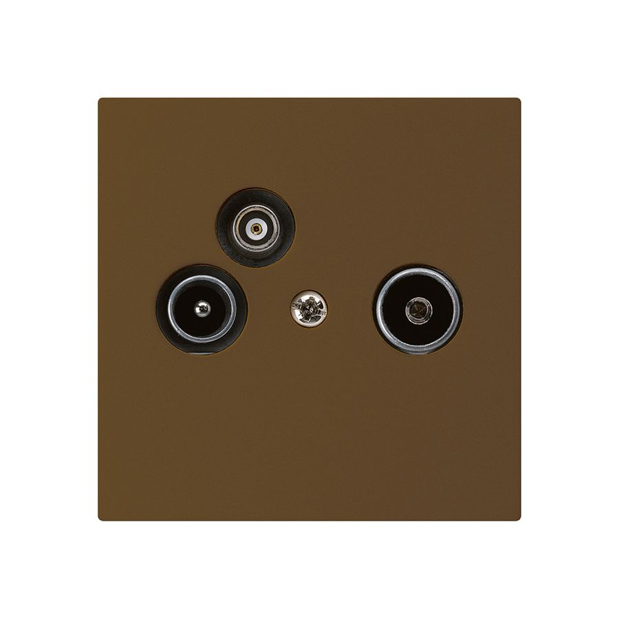 UP-Antennendose R/TV-Daten kallysto A 19dB braun