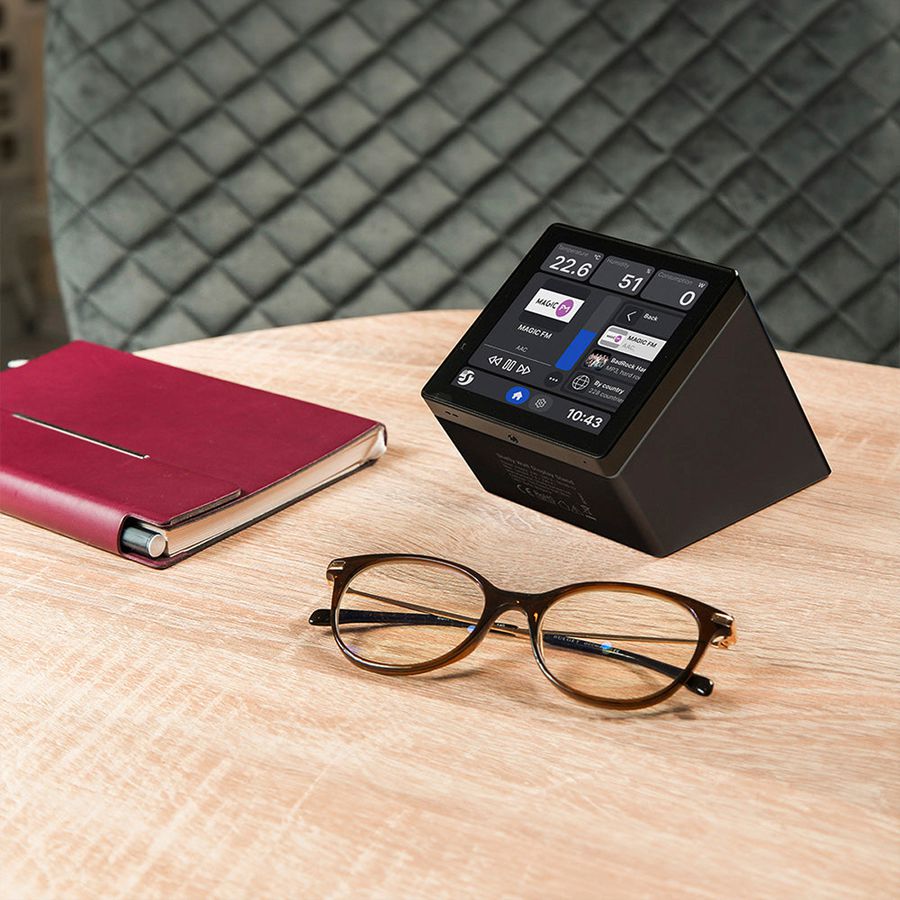 Apparategehäuse Shelly Wall Display Stand 87×113mm CEE 7/3 (Typ F) schwarz