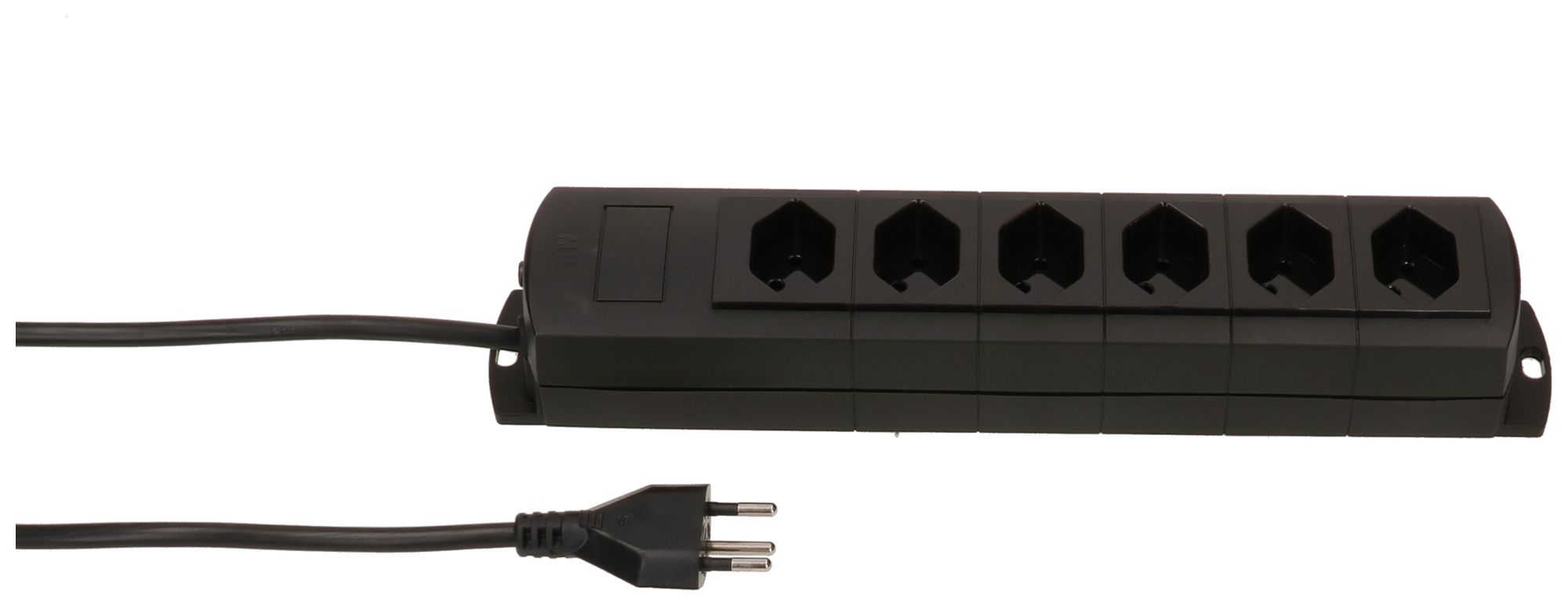Prise multiple MH PRIME LINE 10A 6×T13 15m noir