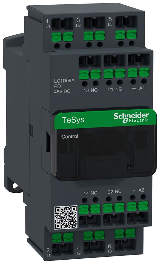 Leistungsschütz TeSys 48VDC 3NO 25A 9A 1NO 1NC