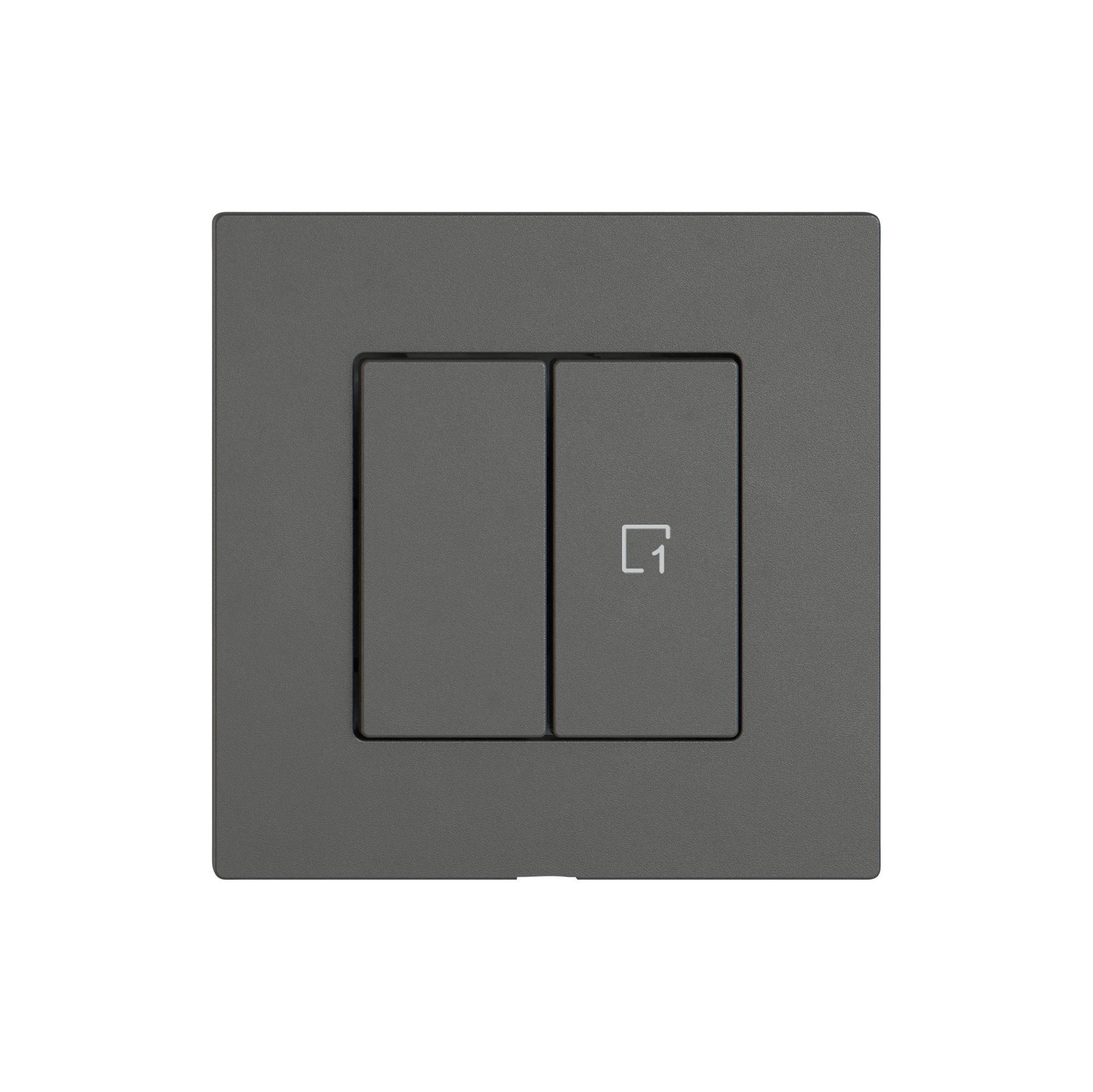 Kit di montaggio EDIZIO.liv Wiser SNAPFIX® p.interruttore 1C scena 2T grs