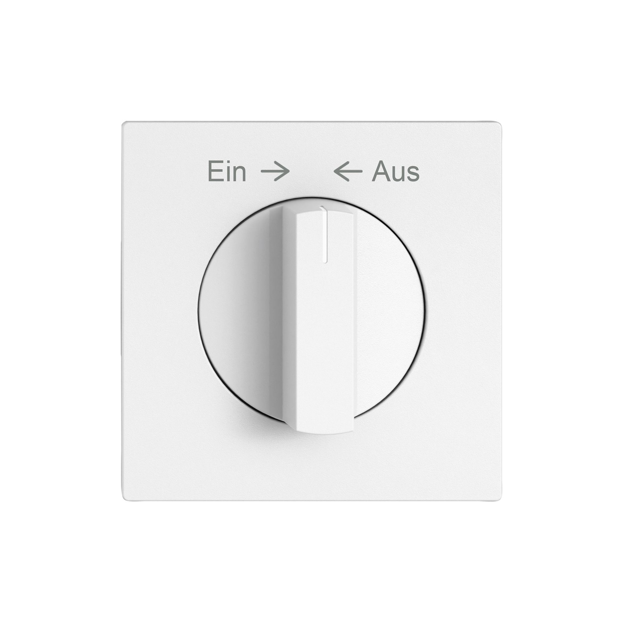 Montageset EDIZIO.liv SNAPFIX® f.Schwenktaster m.Griff Ein → ← Aus ws