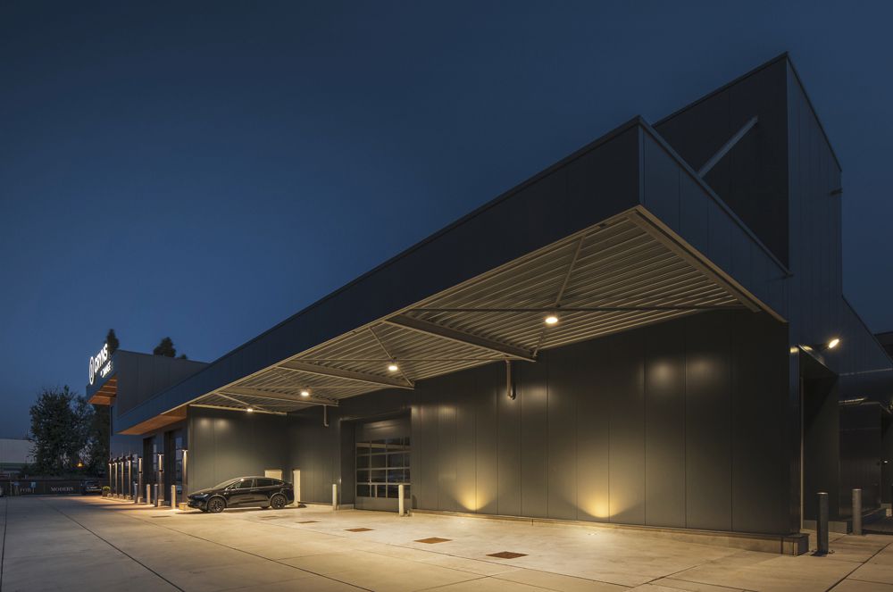 EB-LED-Bodenleuchte SLV ROCCI 200 EL 16W 1530lm 3000K eckig Edelstahl IP65