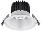 EB-LED-Spot maxLUCE ATMO 150 18W 1860lm 3000…4000K IP44 1-10V DALI2 Ø150mm weiss