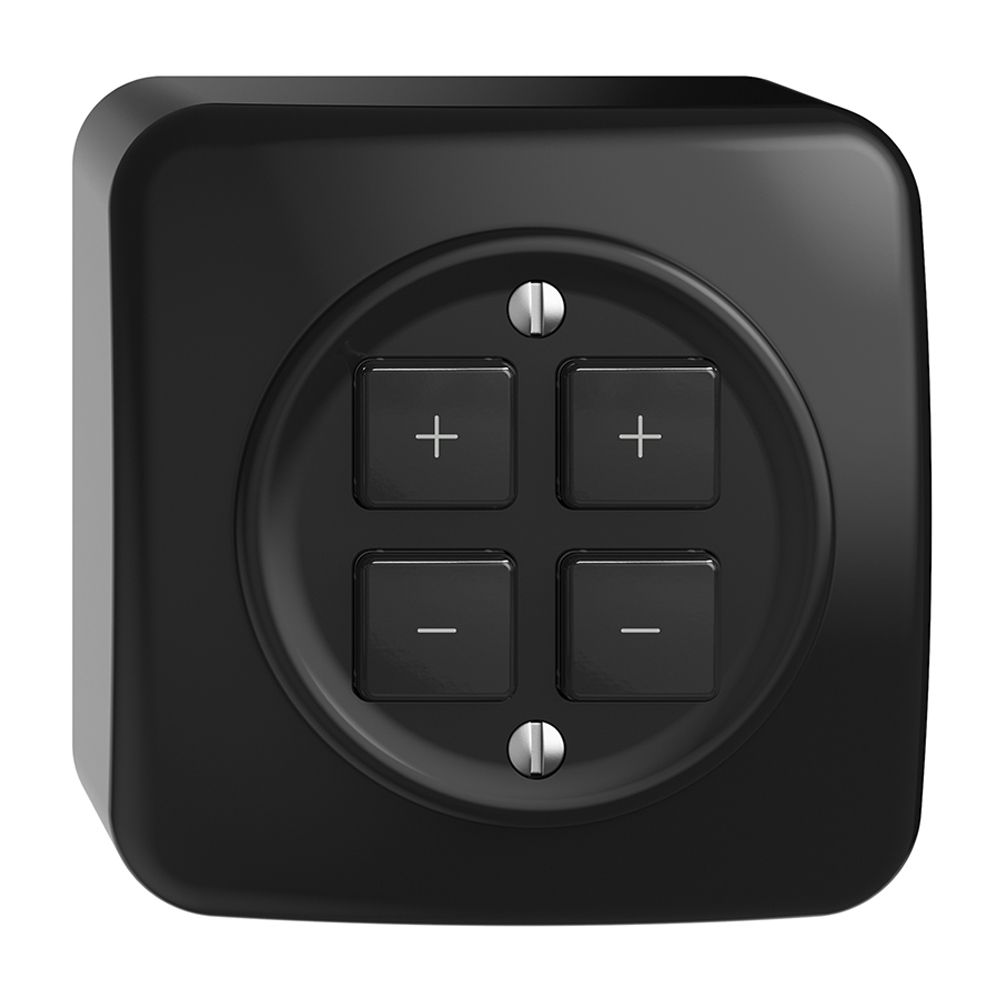 Stazione secondaria AP 2K/4T per dimmer Sdue Wiser nero