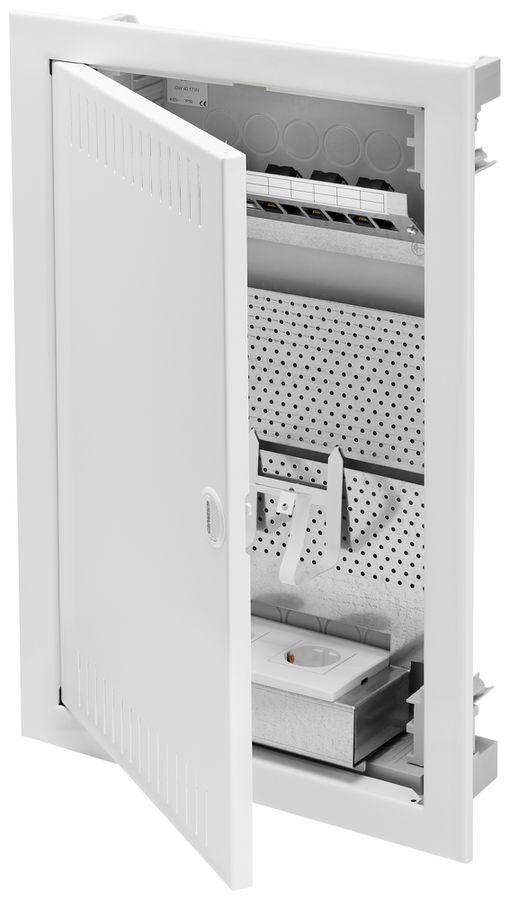 Panneau de distribution Gewiss 40 CDm 3 rangées 12UM porte IP40 368×568×93mm
