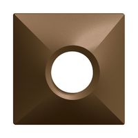 Fronthaube eckig EDIZIOdue coffee für Bewegungsmelder PIRI 360°