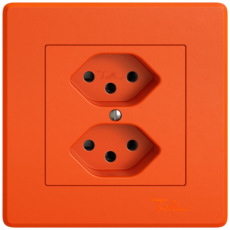 UP-Steckdose EDIZIO.liv SNAPFIX® 2×T13 or