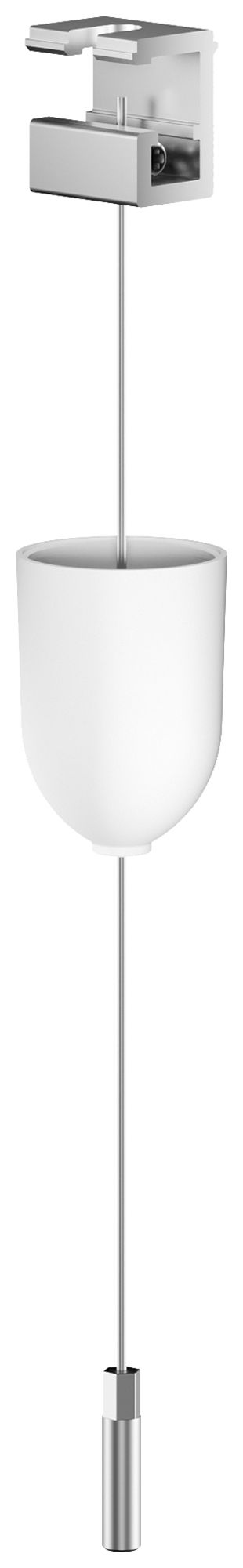 Sospensione ad asta Sylvania OneTrack M6 alluminio/acciaio Ø1.5×1500mm bianco