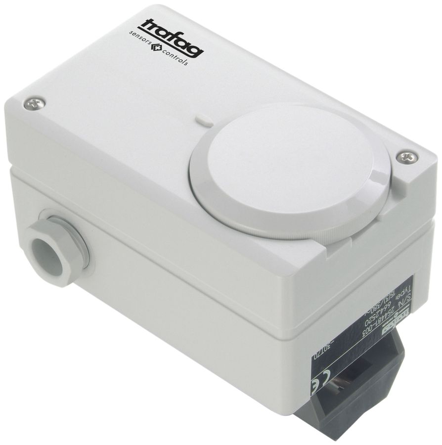 Anlage-Thermostat Trafag IP54 grau, 5…95°C, aussen