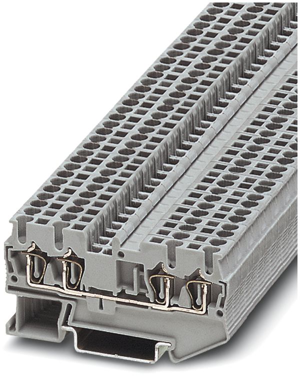 Bornier Phoenix Contact ST 2,5-QUATTRO 0.08…4mm² connexion à ressort gris
