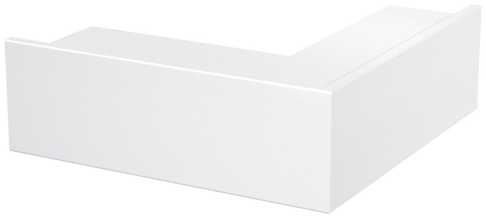 Angle extérieur Bettermann 348×130×100mm, PVC, blanc pur, 9010