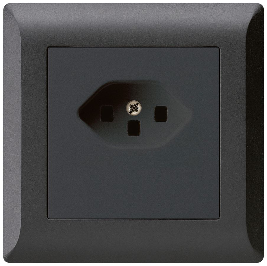 Prise ENC kallysto.line T23 noir bornes à vis