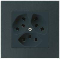 Presa INC Hager kallysto.pro 3×T23 C nero