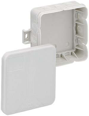 Boîte dérivation AP Q12 gris clair