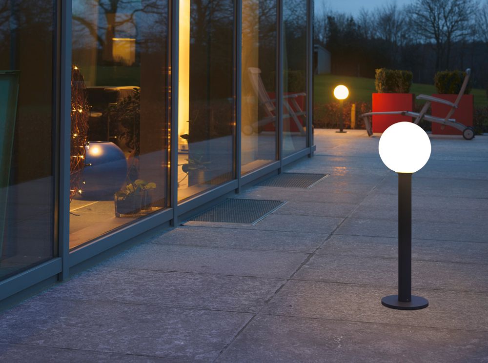 LED-Pollerleuchte SLV GLOO PURE 70 POLE 23W, E27, IP44, anthrazit, 700mm