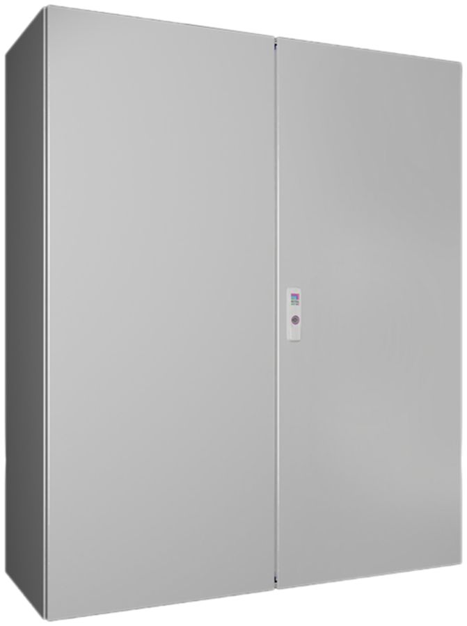 Armoire compacte Rittal AX, 2 portes, IP66, 1000×1200×400mm, tôle d'acier