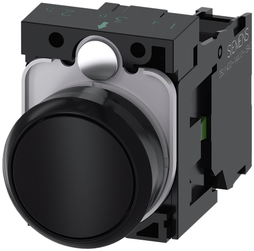 Drucktaster Siemens SIRIUS ACT Halter 1S schwarz Kunststoff
