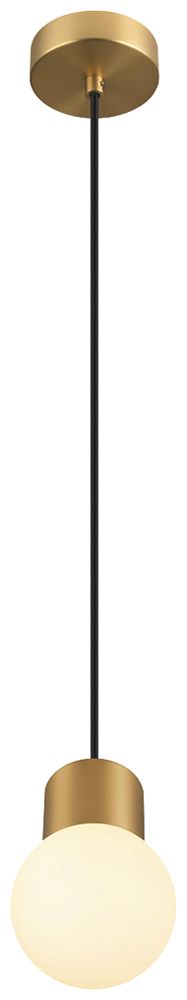 Lampada sospesa SLV VARYT E14 1×0…6W Ø120mm ottone