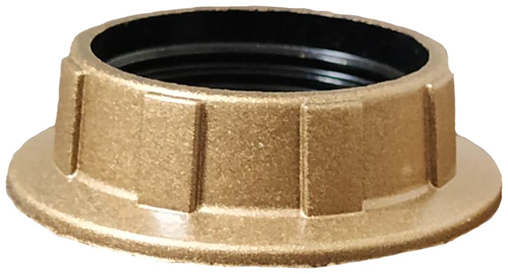 Schraubring Elektrogros E14 Bakelit 42×12mm Gold