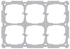 UP-Befestigungsplatte ABB 2×3 6×52